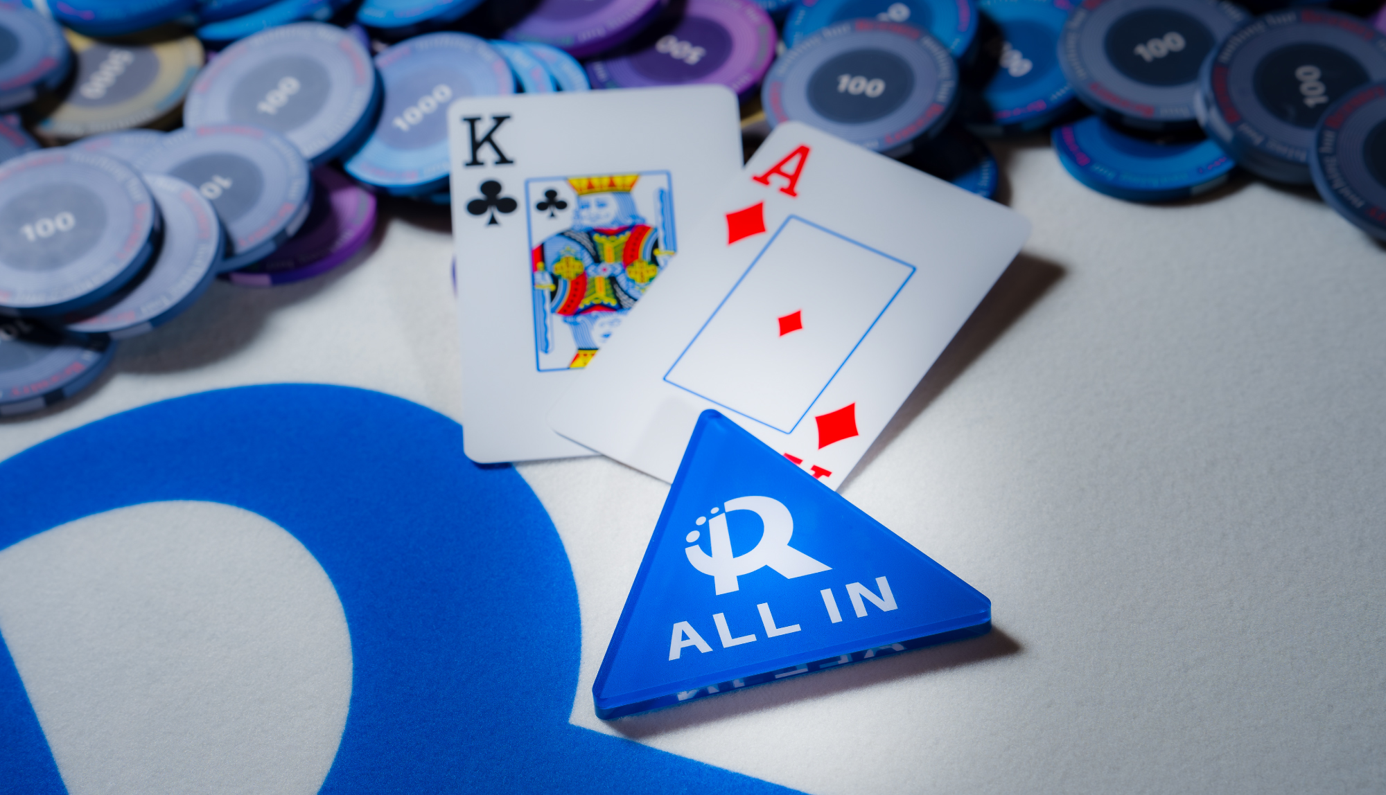 Re:Pokerのカードとチップ、ALL INプレート